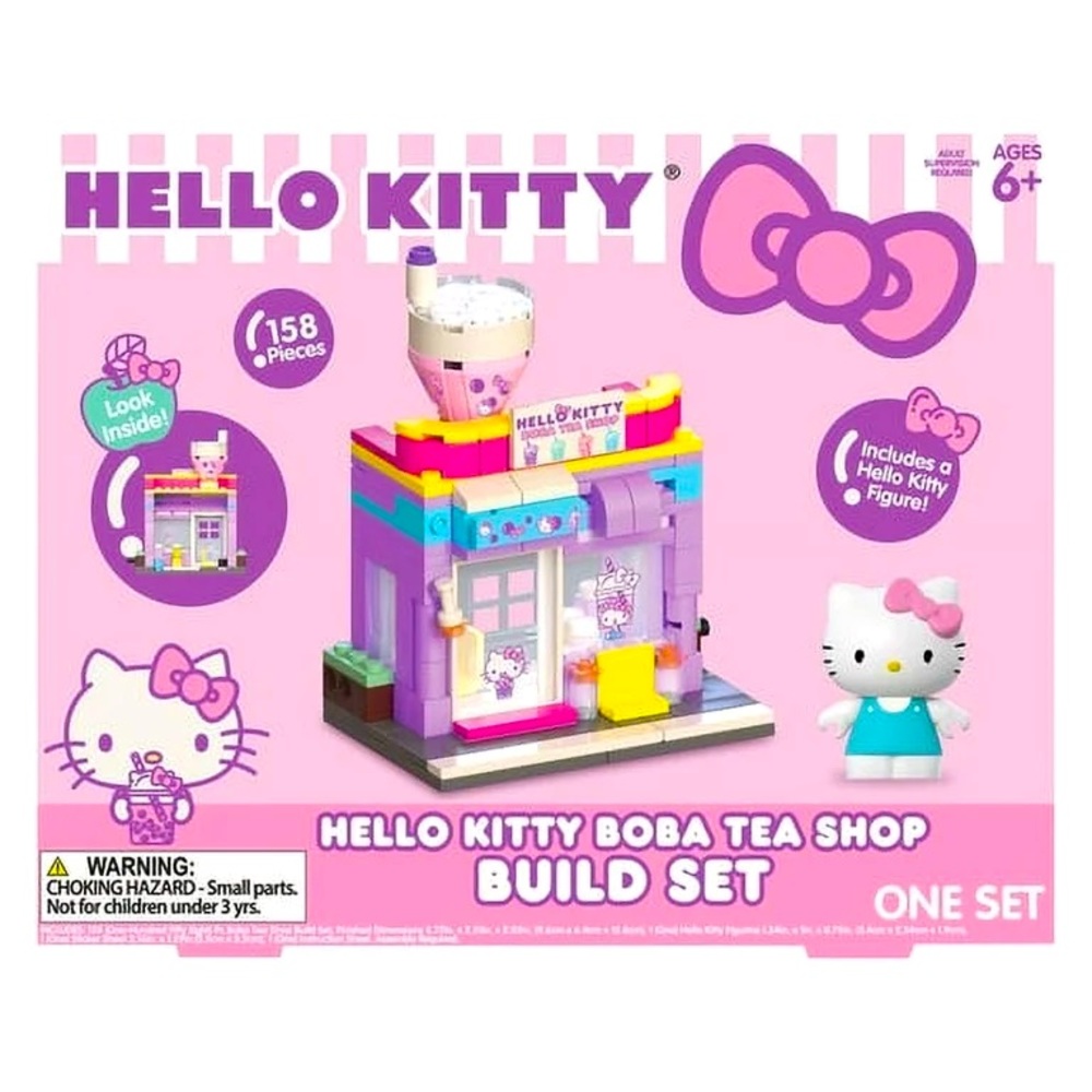 COPY - Hello Kitty Boba Tea Shop Build Set 158 Pieces